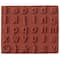 6 Pack: Small Lowercase Alphabet Wood Stamp Set by Recollections™